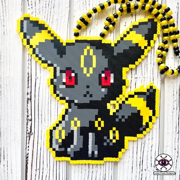 Umbreon Perler Necklace Medium - Picture 1 of 6